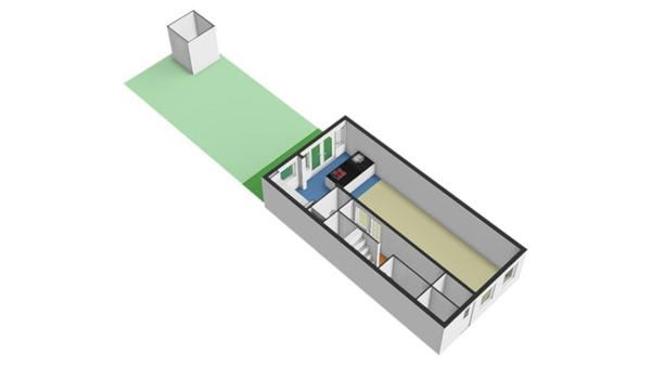 Floorplan - Essenburgsingel 94B, 3022 EG Rotterdam